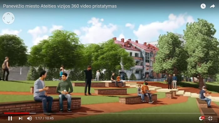 Panevėžys 3D modelis 3